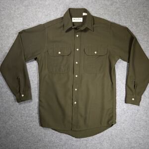 Vintage 80s Gander Mountain Quiet Field Shirt Mens Medium Made In USA Gorpcore